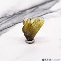 圖示-金綠寶石雙晶晶體(Chrysoberyl Twin)